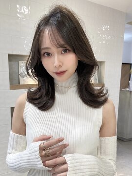 アリュウル 表参道(ALLURE) 大人韓国美人くびれデジタルパーマレイヤーカット　千葉