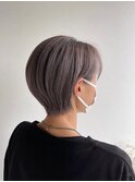 greige lavender/ハイトーンショート