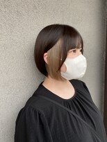 ロンド ラマ 岐阜(Lond bla-ma)&nbsp;【lond bla-ma】ミルクティーベージュ　ショート