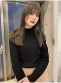 髪質改善トリートメント透明感ベージュカラーボブヘアセット豊橋