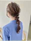 お呼ばれアレンジ♪20代30代40代大人可愛い編みおろし