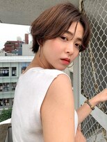 シーン(SCENE)&nbsp;ハンサムショート　チョコレートカラー　20代30代【天神/今泉】