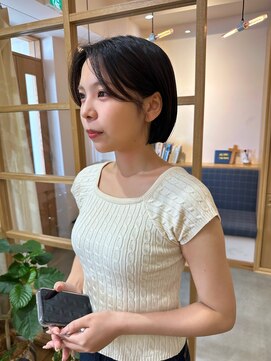 スムーク(smuk) 【smuk/スムーク】ぷつっとボブ/顔周り/ミニボブ/カーテンバング