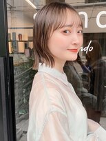 サンド 表参道(sand)&nbsp;前下がりショートボブ大人可愛い表参道