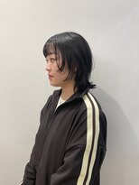 モリオフロムロンドン 松戸店(Morio from London)&nbsp;【松戸 藤原】マッシュウルフ　黒髪