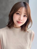 アグ ヘアー メル 枚方牧野店(Agu hair mel) 《Agu hair》アースカラーくびれ×numberA.トリートメントオイル