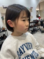 アッシュ 仙川店(Ash)&nbsp;キッズカット　ショートボブ　可愛い　収まる　乾かすだけ