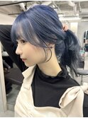 顔周りカット小顔カット韓国ヘアセミディカール前髪