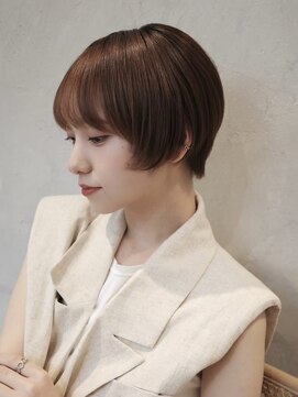 ノイ(noi) 顔周りレイヤーカットくびれヘアミルクティーベージュカラー