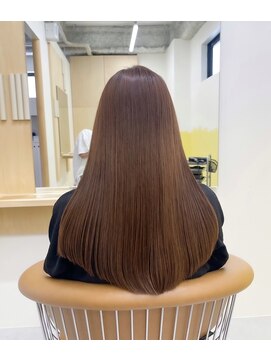 ニール シトロン 名古屋 伏見 丸の内(NEELU citron) 【Neelu_citron_hachi】ローレイヤーチェスナットブラウン