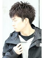 リップス レイ ギンザ(LIPPS Ray GINZA)&nbsp;無造作スパイラルツーブロック刈り上げショート