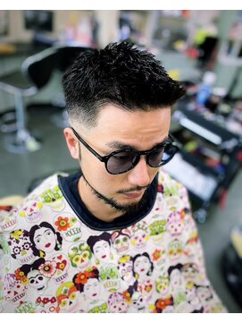 バーバーショップイシカワ(BARBER SHOP イシカワ) アップバングロースキンフェード