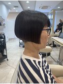 グラボブグラデーションボブグレイヘアーボリューム30代40代50代