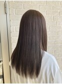 グレージュカラー　軽めロング
