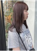 ブリーチなしダブルカラーで作るショコラグレージュ/落合