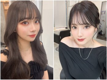 マーシュ(marshu)の写真/【西中島南方駅徒歩2分】cut¥3500~◆marshuの本格カットで褒められstyle♪韓国風/くびれヘアが人気!