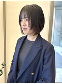 【loje】フェイスレイヤーボブ/黒髪ストレート