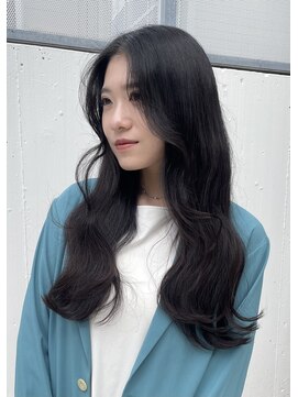 ソレイユトウキョウシブヤ(SOLEIL TOKYO shibuya) ロング前髪なし顔まわりレイヤー