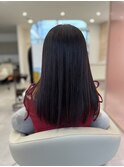 　大人ラベンダーのナチュラルロング
