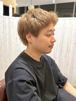 カモン(CAMON)&nbsp;メンズ【ブリーチ２回】 #ベージュカラー #スパイキーショート