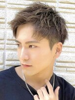 フィフス(fifth)&nbsp;原宿アップバングスパイキーショートスキンフェードカット短髪◆