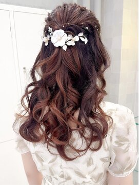 結婚式お呼ばれヘア♪【misaki】