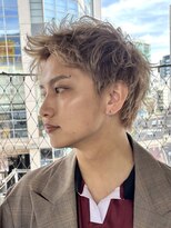 ガーデンヨコハマエスト(GARDEN YOKOHAMA est)&nbsp;ハイトーン　スパイキーショート　ニュアンスパーマ