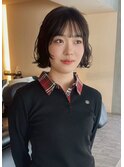 ＜ゲスト＞ラフで抜け感のあるニュアンスボブパーマ