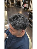 メンズコテパーマ×フェザーアップ　HOMME HAIR ２nd江ヶ崎