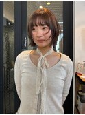 【天神.大名.今泉】レイヤーボブ×デザインベージュカラー