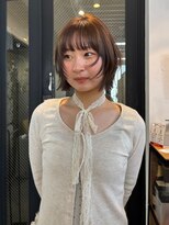 イースエモーション(ease et motion)&nbsp;【天神.大名.今泉】レイヤーボブ×デザインベージュカラー