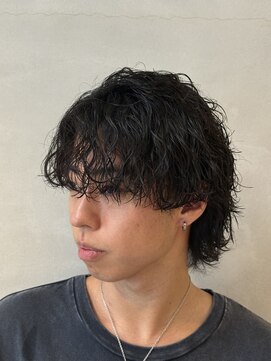 メンズクル(men's quru.) 波巻きパーマ波巻きシャドウパーマメンズカットメンズパーマ勝川