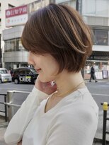 ルム 立川(Lum.)&nbsp;立川 似合わせカット ショートカット ショートボブ ベージュ