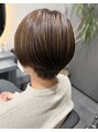 ジールヘアー(GIIL HAIR) ショートボブ×アッシュブラウンカラー