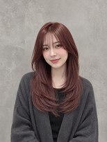 ヘアーサロンクレオ(CREO)&nbsp;レイヤー×ピンクブラウン