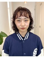 ラナ ナカガワ(Lana NAKAGAWA)&nbsp;Beforeも/ラフパーマ/ボブパーマ/くるくるパーマ/カシスカラー