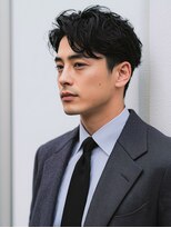 ラベスト キョウト 京都 四条烏丸店(LOVEST KYOTO)&nbsp;韓国風/ツーブロック/センターパート/ニュアンスパーマ/ビジネス
