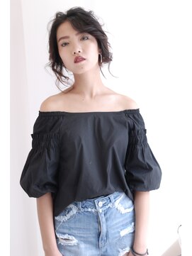 ディンプル 越谷駅前(DiMPlE) 20代30代　大人可愛いクールにアレンジスタイル