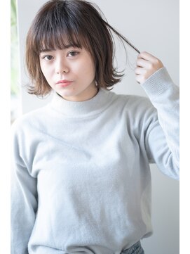 モーブ(MAUVE) MAUVE☆シンプル切りっぱなしボブ