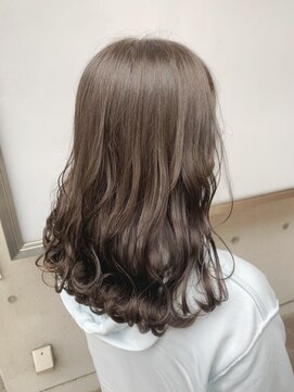 ヘアーアンドビューティーザ エフ(Hair Beauty the F) グレージュ＿アドミオカラー＿透明感カラー＿30