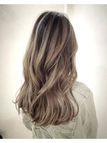 トレヘアー(tRe hair)&nbsp;ミルクティー　バレイヤージュカラー