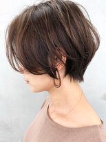 アイティー バイ アルバム 中野店(IT by ALBUM) ショートカット_ミニウルフテラコッタくすみブルー_ba307073