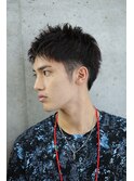 メンズアップバングスリークショート