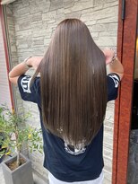 タンゴイ(tanGoi)&nbsp;オリーブグレージュ　ツヤツヤストレート