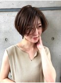 大人ショート/ショートボブ/髪質改善/韓国/清澄白河/住吉