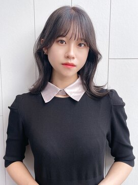 アイティーバイアルバム 下北沢店(IT by ALBUM) くびれミディ_アースカラーくびれヘアツートンカラー_28932