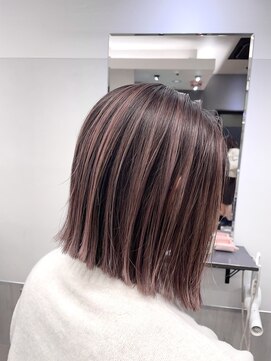 ジゼル 博多筑紫口店(GiseL) ワインレッドバレイヤージュ【博多駅筑紫口】@halu_the_world