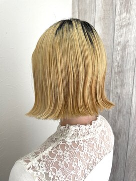 シエル 立川店(CIEL) 【CIEL×久光】ハイトーン×切りっぱなしボブ