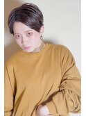 ペールベージュセクションカラーグラデーションカラー外ハネボブ