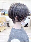【morio成増 セリザワ】ハンサムショート ハイライトカラー
